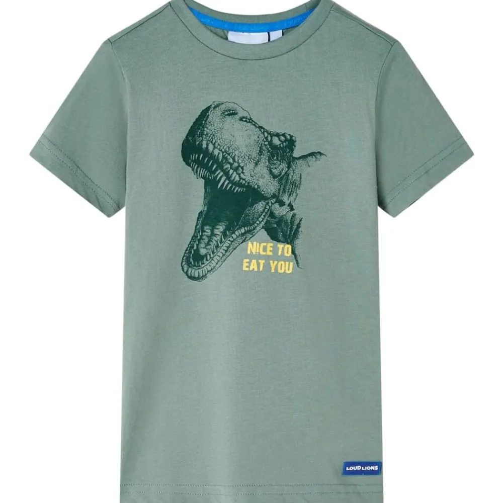 Vêtements & Accessoires-vidaXL T-shirt enfants 104 Kaki