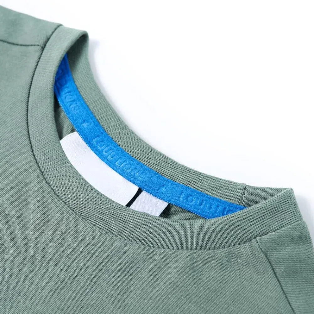 Vêtements & Accessoires-vidaXL T-shirt enfants 104 Kaki