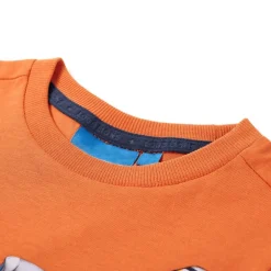 vidaXL T-shirt enfants manches longues foncé 92