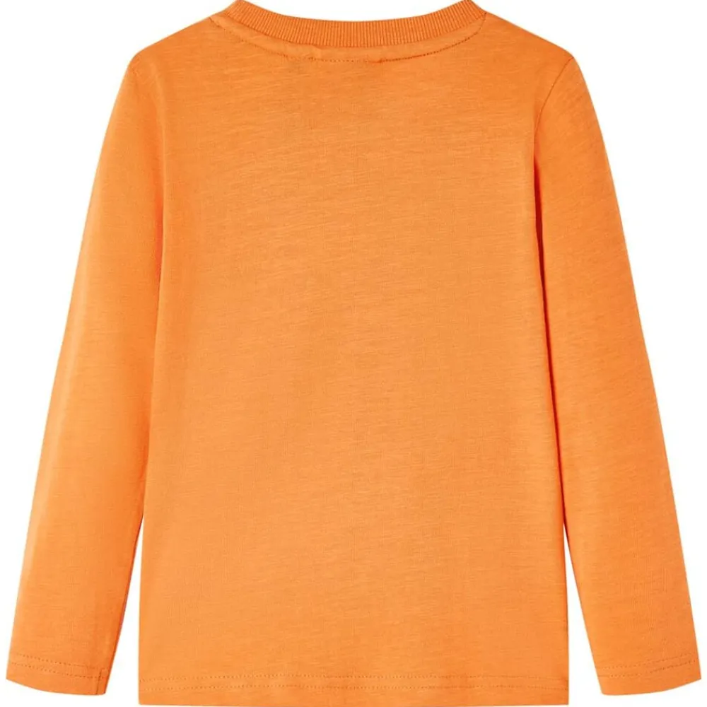 vidaXL T-shirt enfants manches longues foncé 92