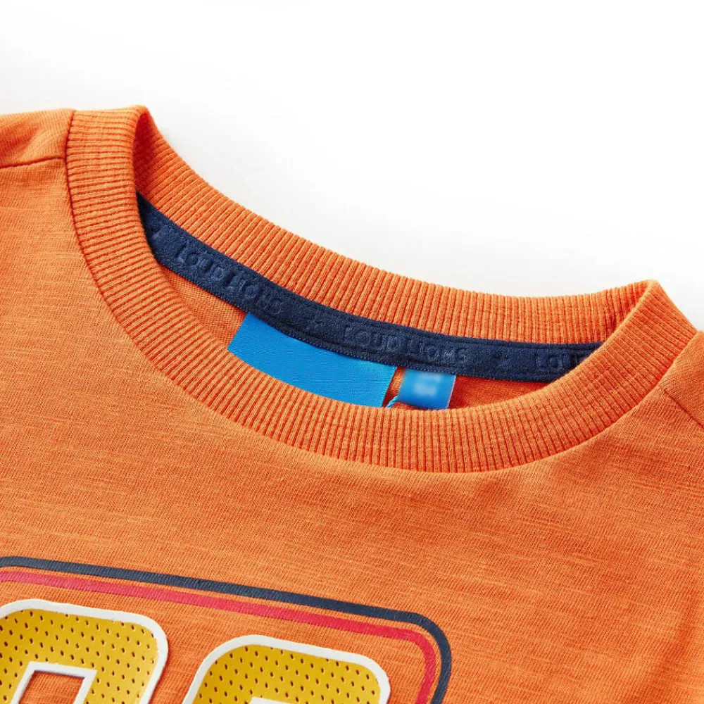 vidaXL T-shirt enfants manches longues foncé 92