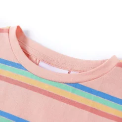 Vêtements & Accessoires-vidaXL T-shirt enfants pêche 128