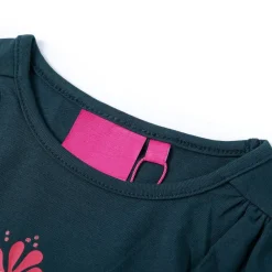 vidaXL T-shirt pour enfants à manches longues foncé 104