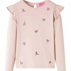 Vêtements & Accessoires-vidaXL T-shirt pour enfants à manches longues rose 92
