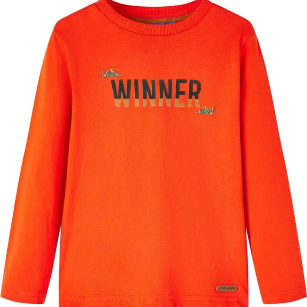 vidaXL T-shirt pour enfants à manches longues vif 104