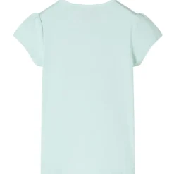 Vêtements & Accessoires-vidaXL T-shirt pour enfants à mancherons clair 128 Menthe