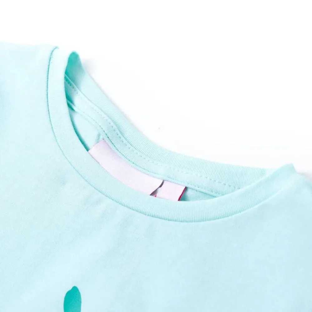 vidaXL T-shirt pour enfants clair 116