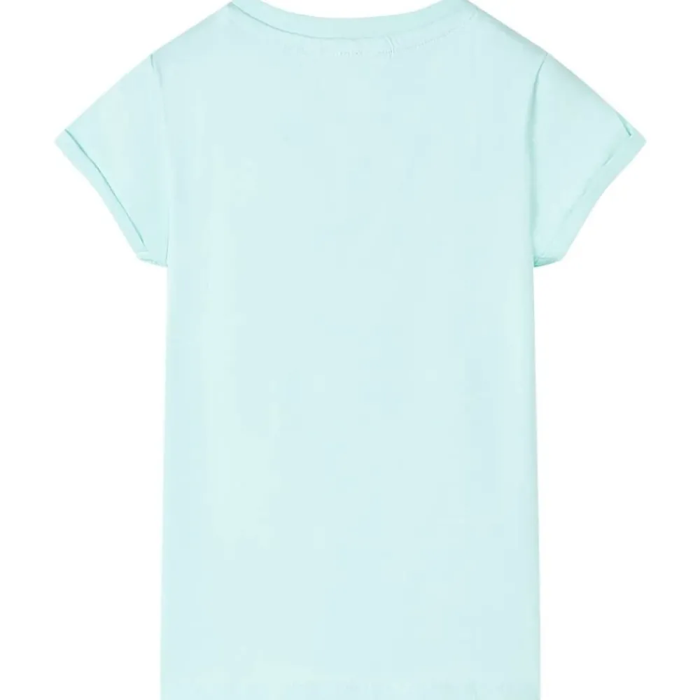 Vêtements & Accessoires-vidaXL T-shirt pour enfants clair 128 Aqua