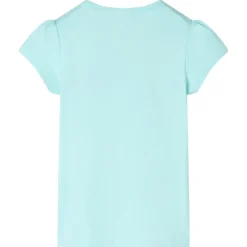 Vêtements & Accessoires-vidaXL T-shirt pour enfants clair 128 Aqua