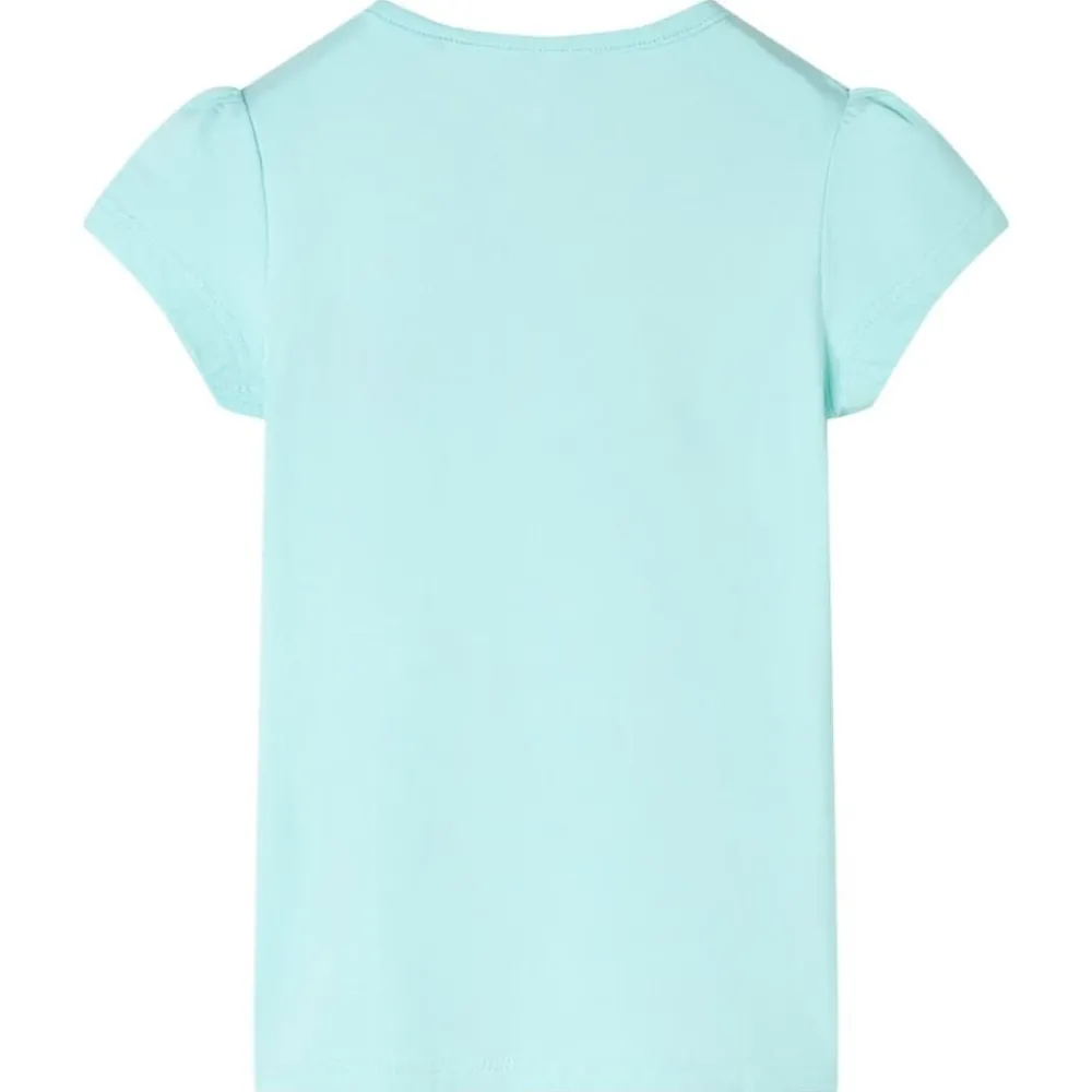 Vêtements & Accessoires-vidaXL T-shirt pour enfants clair 128 Aqua