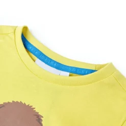 Vêtements & Accessoires-vidaXL T-shirt pour enfants avec manches courtes 92 Jaune