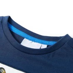 vidaXL T-shirt pour enfants avec manches courtes foncé 128