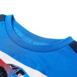 Vêtements & Accessoires-vidaXL T-shirt pour enfants bleu et bleu marine 104
