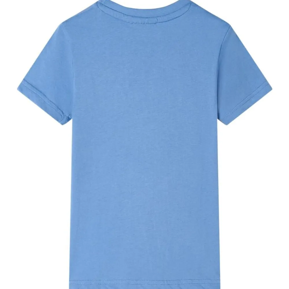Vêtements & Accessoires-vidaXL T-shirt pour enfants moyen 104 Bleu
