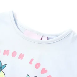 Vêtements & Accessoires-vidaXL T-shirt pour enfants 140 Bleu clair
