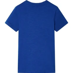 Vêtements & Accessoires-vidaXL T-shirt pour enfants foncé 128 Bleu