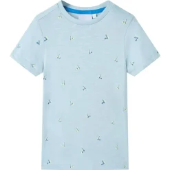 Vêtements & Accessoires-vidaXL T-shirt pour enfants 104 Bleu clair