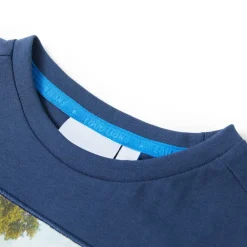 vidaXL T-shirt pour enfants foncé 116