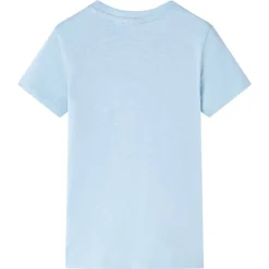 Vêtements & Accessoires-vidaXL T-shirt pour enfants bleu clair 128