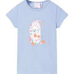 vidaXL T-shirt pour enfants bleu 92