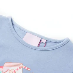 vidaXL T-shirt pour enfants bleu 92