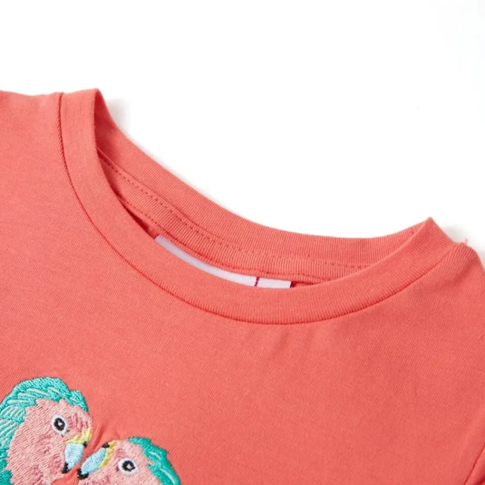 Vêtements & Accessoires-vidaXL T-shirt pour enfants 104 Corail