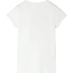 vidaXL T-shirt pour enfants écru 104
