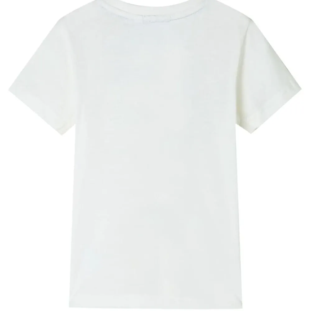 vidaXL T-shirt pour enfants écru 104