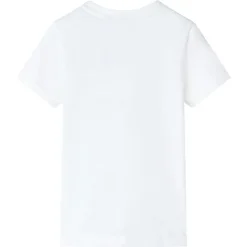 Vêtements & Accessoires-vidaXL T-shirt pour enfants écru 104 &Eacute;cru