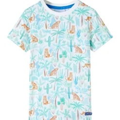 Vêtements & Accessoires-vidaXL T-shirt pour enfants écru 104