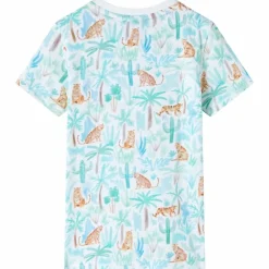Vêtements & Accessoires-vidaXL T-shirt pour enfants écru 104