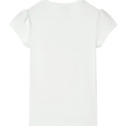 vidaXL T-shirt pour enfants écru 140
