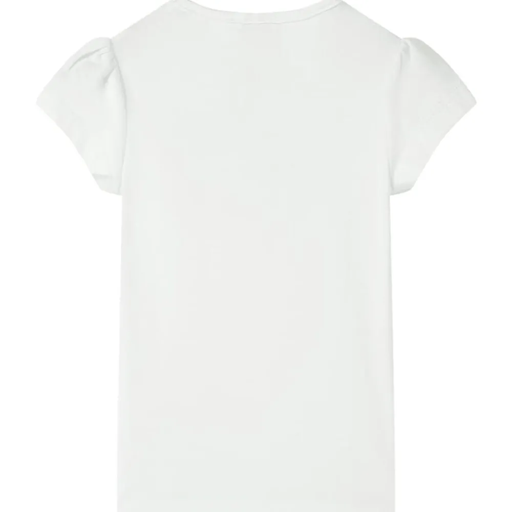 vidaXL T-shirt pour enfants écru 140