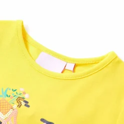 Vêtements & Accessoires-vidaXL T-shirt pour enfants 104 Jaune