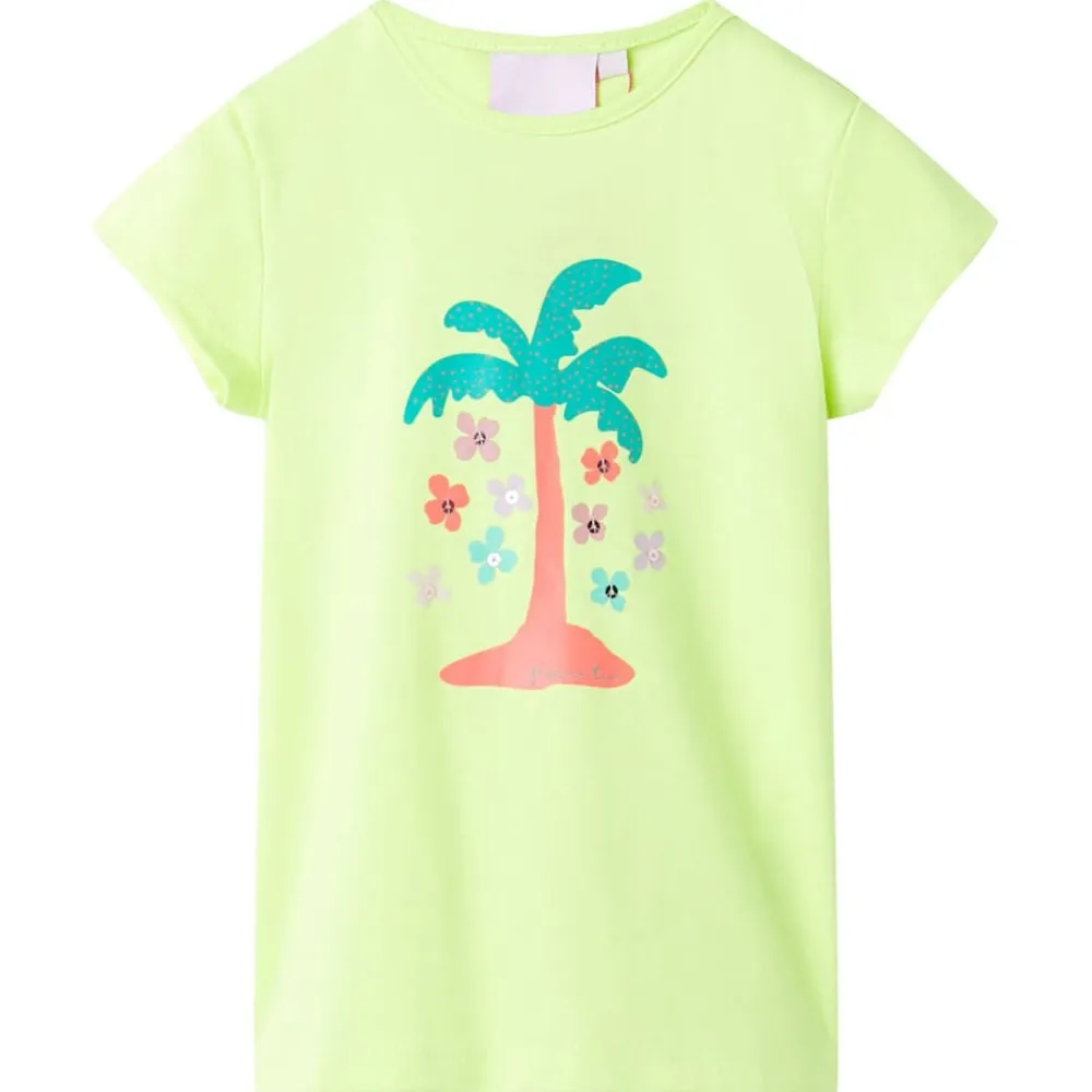 vidaXL T-shirt pour enfants fluo 116