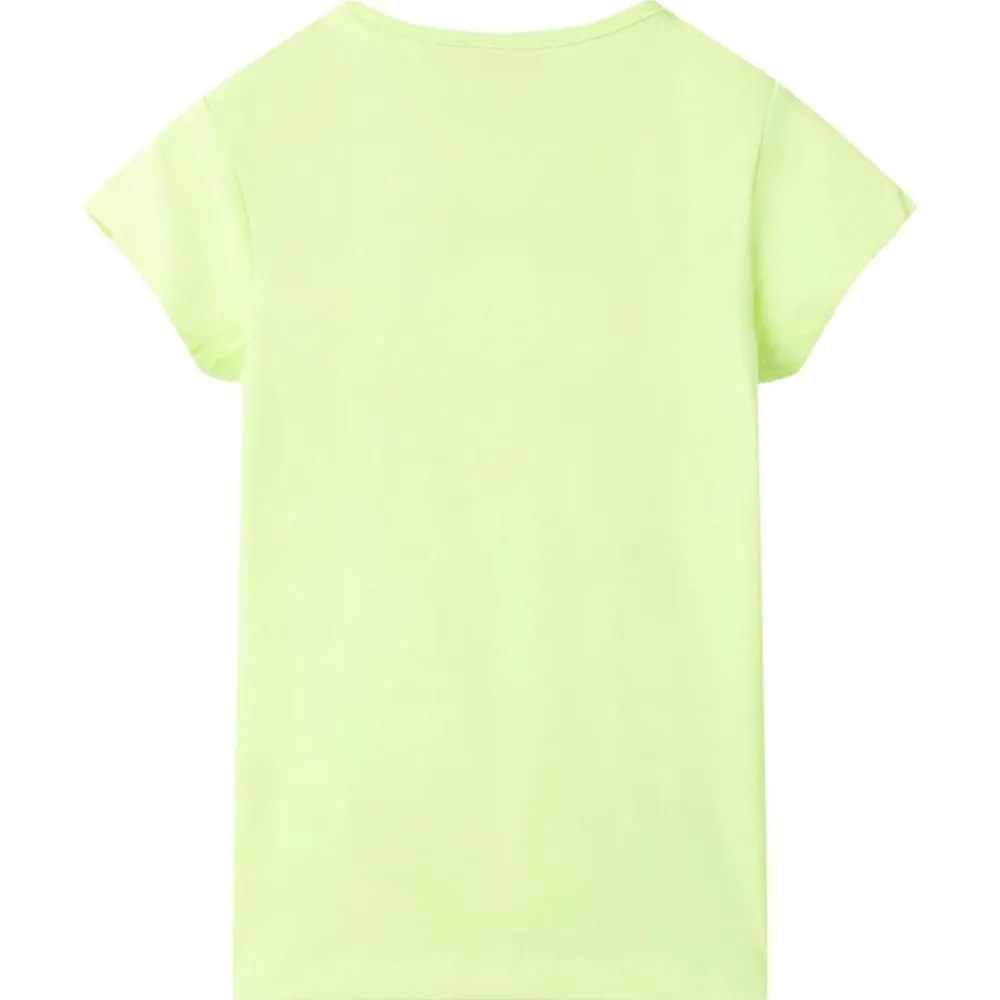 vidaXL T-shirt pour enfants fluo 116