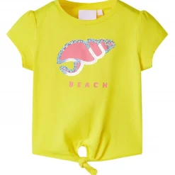 Vêtements & Accessoires-vidaXL T-shirt pour enfants 104 Jaune