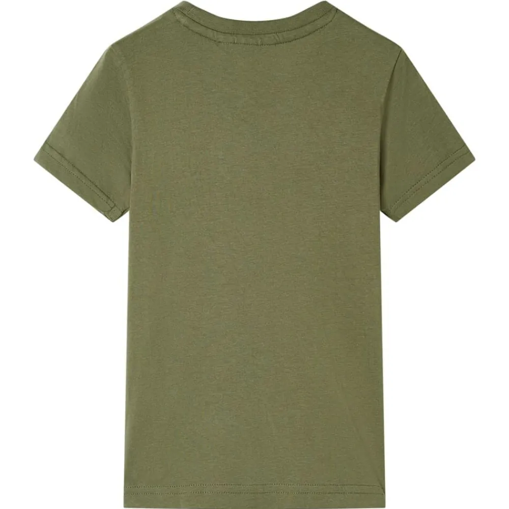 Vêtements & Accessoires-vidaXL T-shirt pour enfants 104 Kaki