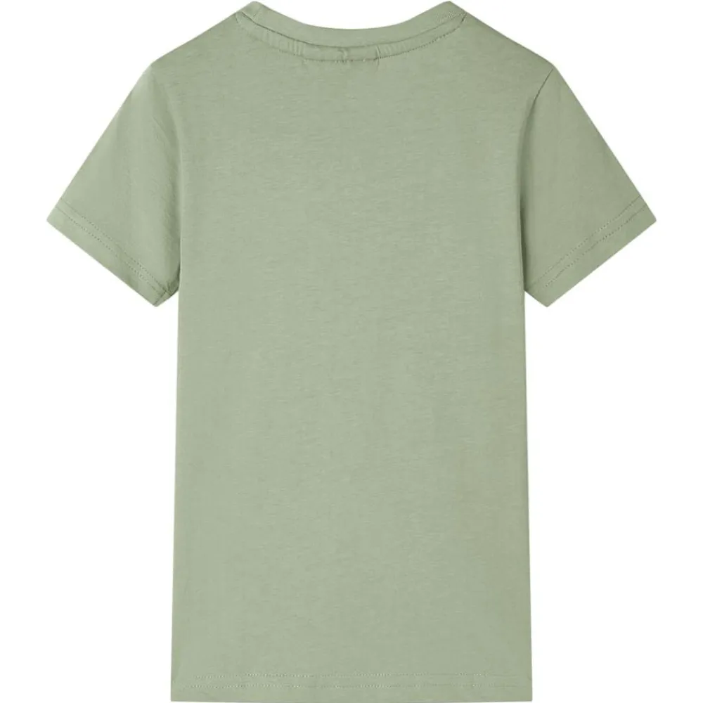 Vêtements & Accessoires-vidaXL T-shirt pour enfants clair 116 Kaki