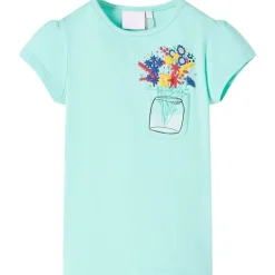 vidaXL T-shirt pour enfants claire 128