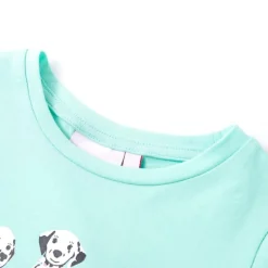 Vêtements & Accessoires-vidaXL T-shirt pour enfants claire 116 Menthe