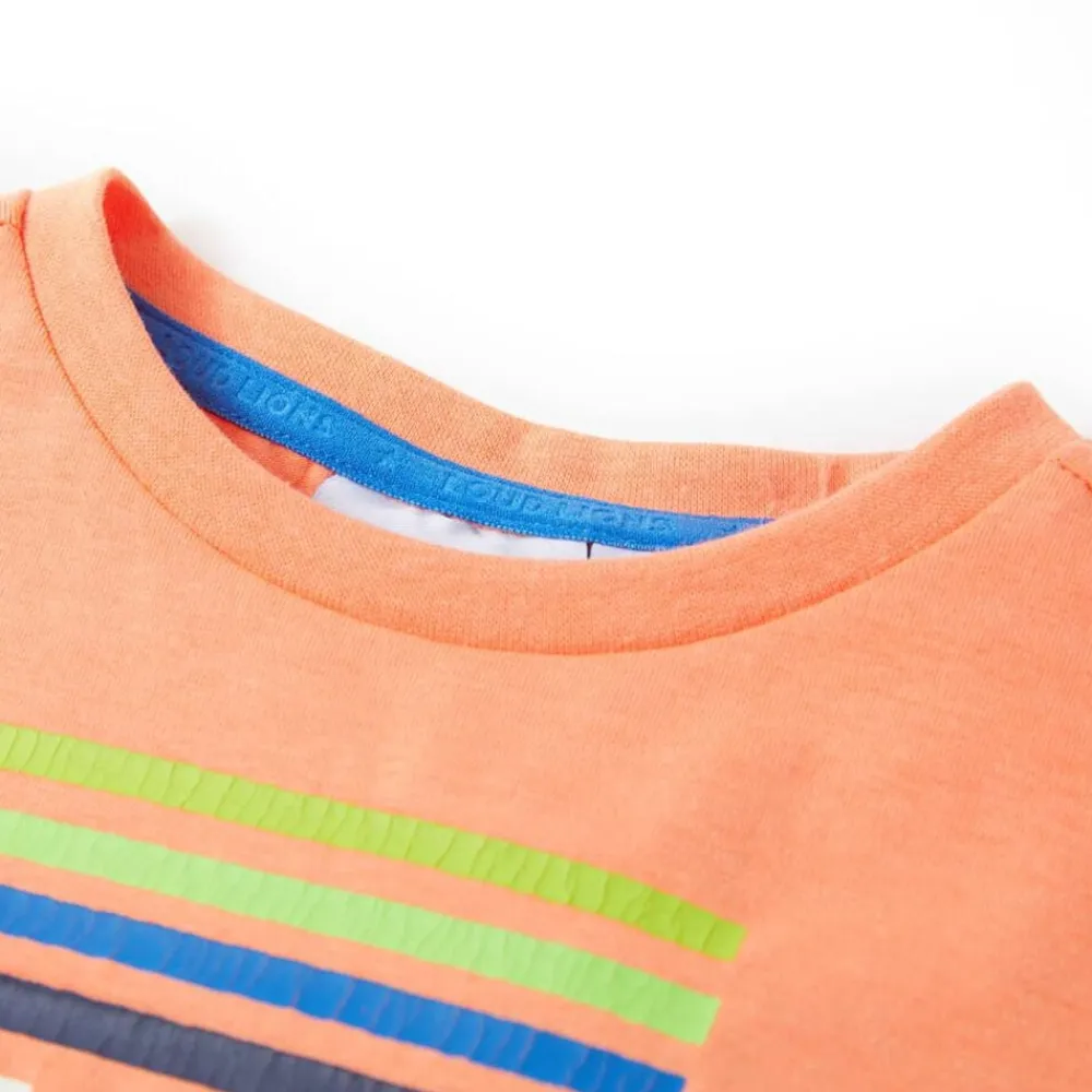 Vêtements & Accessoires-vidaXL T-shirt pour enfants néon 128 Orange