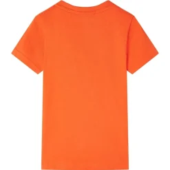 Vêtements & Accessoires-vidaXL T-shirt pour enfants foncé 116 Orange
