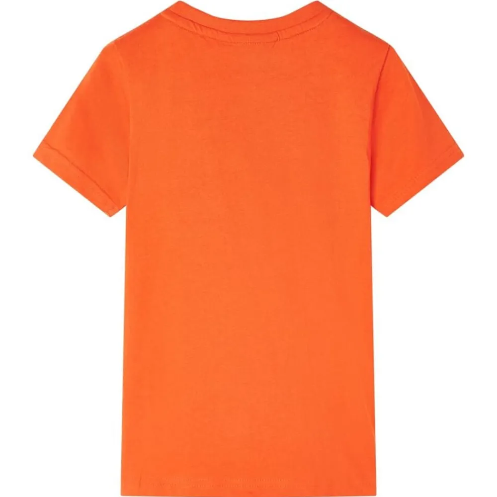 Vêtements & Accessoires-vidaXL T-shirt pour enfants foncé 116 Orange