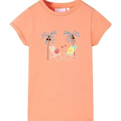 vidaXL T-shirt pour enfants pêche 128