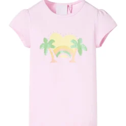 vidaXL T-shirt pour enfants clair 116