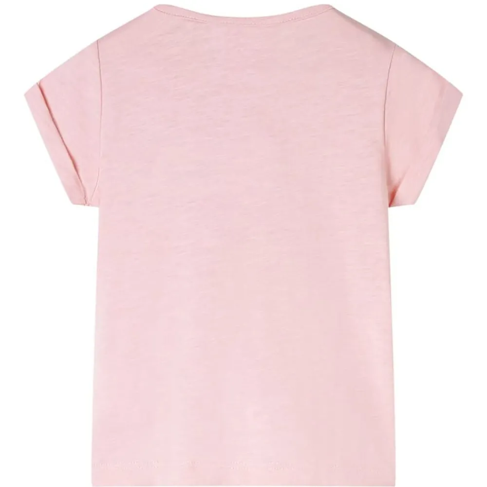 vidaXL T-shirt pour enfants rose clair 116