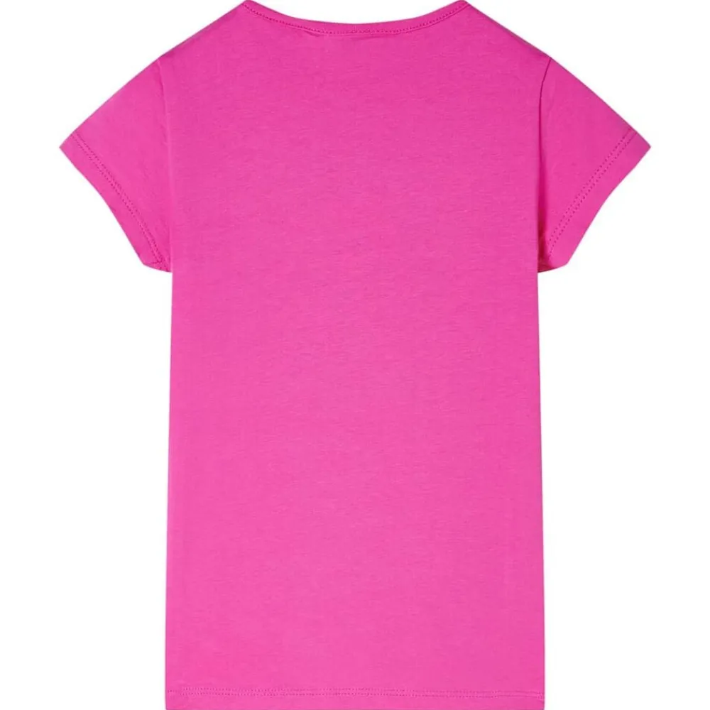 Vêtements & Accessoires-vidaXL T-shirt pour enfants foncé 104 Rose