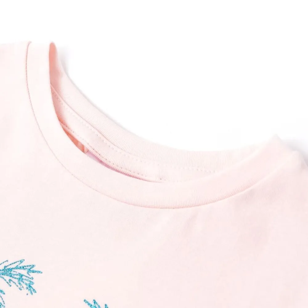 Vêtements & Accessoires-vidaXL T-shirt pour enfants pâle 92 Rose