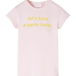 vidaXL T-shirt pour enfants pâle 140